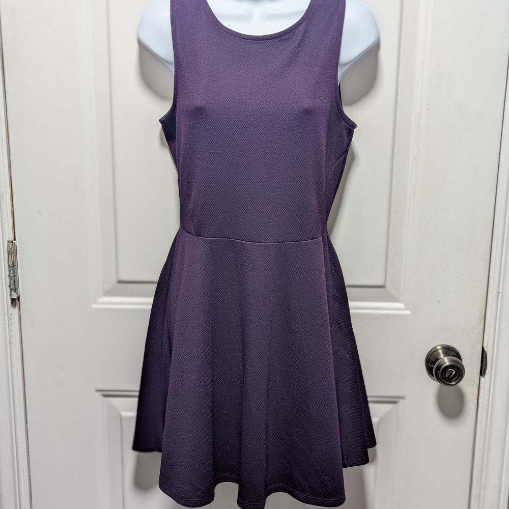 Eclipse Deep Purple Mini Dress